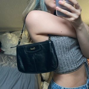 Adorable black coach bag